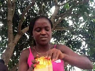 crazybitch loves unboxing packages in front of strangers 😜