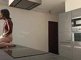 Naked girls revealing ass and pussy close up