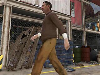 cristina moans as two mechanics fuck her hard