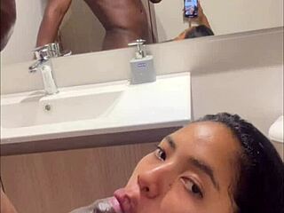 Latina Teen 18+ Gives Deepthroat Blowjob