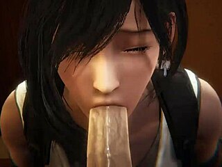 final fantasy 7 blowjob compilation - aerith jessie and tifa