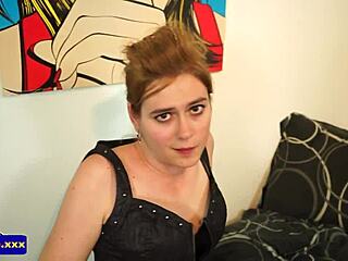 tranny solo wanking, cock tugging till she cums hard! 😍