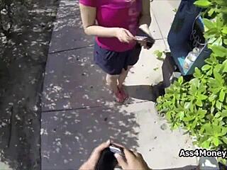 Broke Teen Sucks Cock!