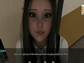 teen amateur in 3d hentai gets ready with big ass and tits