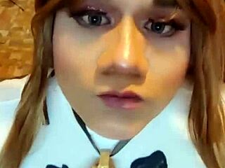 Hot Latina shemale vaquita rides in steamy cowgirl action