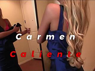 Carmen Caliente Blows Romeo Price's Big Cock