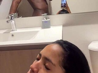 Latina Teen 18+ Gives Deepthroat Blowjob