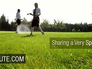 I watched Mina Sauvage and Shona River in outdoor threesome