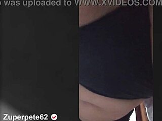 Latina wife shows off her curves