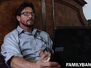 pervert stepfather caught watching family bangs porn with zoe parker and tommy gunn. what’s next for this twisted familybangs com drama?