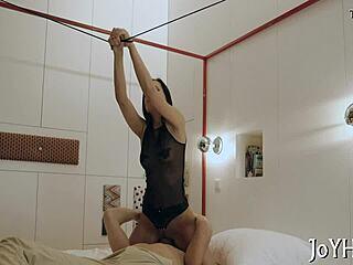 Young Petite J Girl Teasing Throbbing Cock In Rough Fucking.