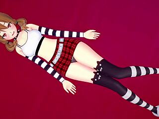 step sister dema rock wants to give a footjob