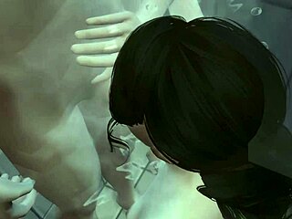 和朋友做爱变成淋浴口交派对 😏