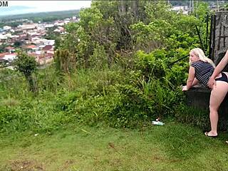 Camera Catches Couple Fucking In Public