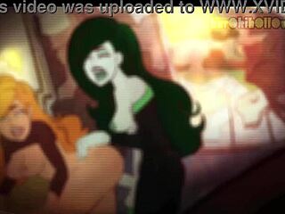 Yo, Kim Possible and Shego get wild in futa hentai action!
