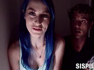 Step sis jewelz blu surprises with big tits and ass for christmas in pov.