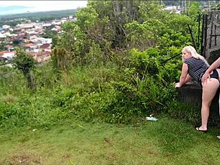 Camera Catches Couple Fucking In Public