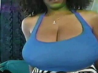 The big tits milf takes it deep in her throat.