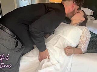 creampie in pregnant daughter-in-law right before wedding