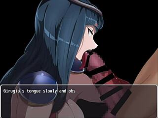 Hero gets dominated, they play with his cock.