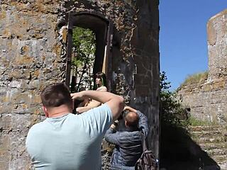Nude Shooting Goes Wild at Abandoned Military Base on Totleben Island 4