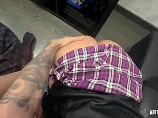 yo, naughty students, giving head and banging after class!