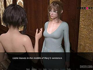 John fucking Lizzie in pussy and anal holes, blowjob