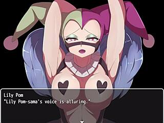 Hero gets dominated, they play with his cock.