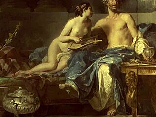 Vintage Illustration Of Erotic Antique Scenes