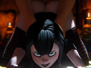 Mavis se folla a lo perro en acción salvaje de cartoon 3D hoy