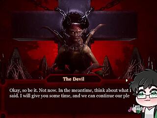 Gay man fucks the devil in hell with deepthroat!