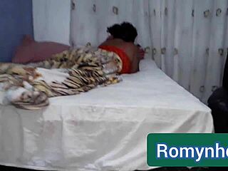 chubby latina plays game, friend fucks her hard in shorts