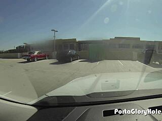 Gloryhole hungry for stranger's cum