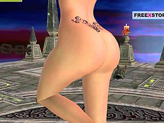 This 3D cartoon shows an Indian teen in sexy positions