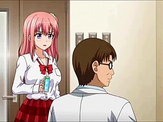 लाल बालों वाली हॉट बेब डॉक्टर के साथ हेंटाई क्लिप में नॉटी हो जाती है