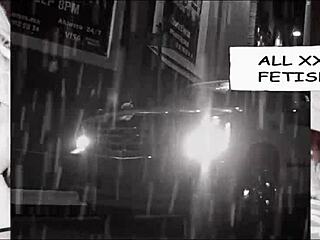 Sabrina Sabrok tries on new leggings.