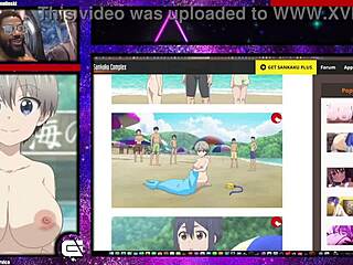 Uzaki-chan shows her thick mommy breasts in comic