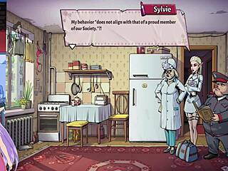 Hot elf blonde in souper game demo