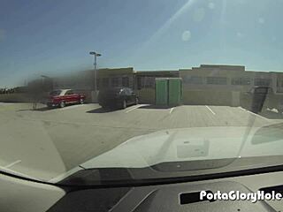 Gloryhole hungry for stranger's cum