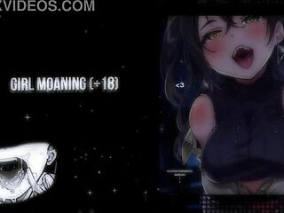 Hot girl moans during handjob masturbation