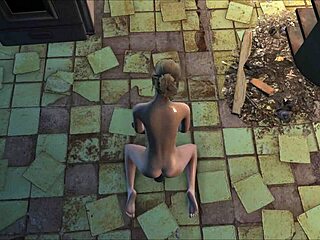 hey, fallout 4 katsu is using a dildo in chapter 14