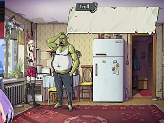 Hot elf blonde in souper game demo