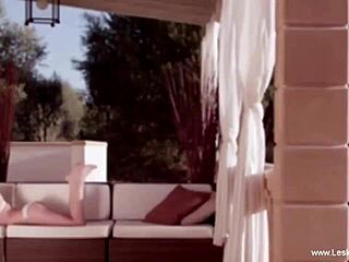 Lesbians licking pussy with toys