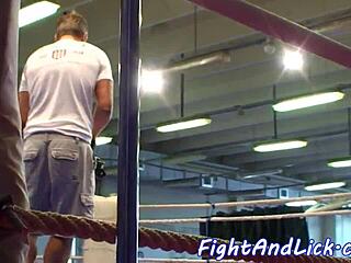 Lesbian Beauty Fingers Babe's Ass