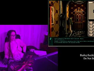 Blackmoor Manor: голая брюнетка с большими сиськами в игре