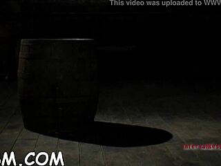 Hot Brunette Maid Masturbates with Toys!