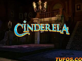 duas gostosas donzelas fazendo um boquete ao serviçal cinderela paródia pornô - parte 4