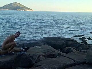 Wild Bareback Orgy On The Beach!