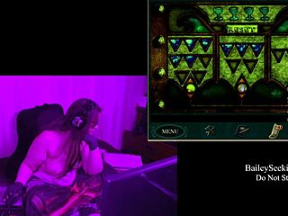 blackmoor manor: big tits brunette naked in game