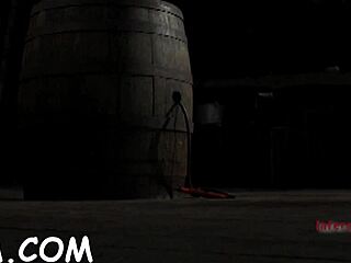 Hot Brunette Maid Masturbates with Toys!